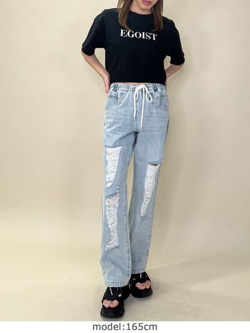 EGOIST刺繍Tシャツ